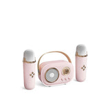 Portable Bluetooth Karaoke Speaker with Wireless Microphone
