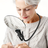Adjustable 5X Hands-Free Magnifying Glass for Everyday Practical Use