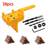 Adjustable Wood Dowelling Drill Guide Jig