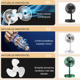 Foldable Rechargeable Telescopic Table Fan for Everyday Electronic Use
