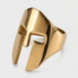 Spartan Helmet Statement Ring For Men