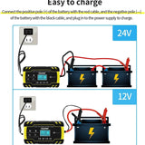 Automatic 12V and 24V Smart Battery Charger