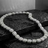 10mm Clustered Tennis Chain For Men