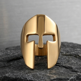Spartan Helmet Statement Ring For Men