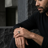 Round Signet Ring For Men