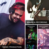 Wired Studio DJ Headphones with Microphone