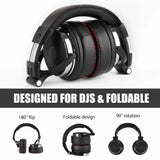 Wired Studio DJ Headphones with Microphone