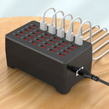 30-Port USB Charging Station with 150W Output