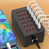 30-Port USB Charging Station with 150W Output