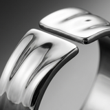 Tidal Curve Adjustable Ring For Men