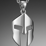 Spartan Helmet Pendant Necklace For Men