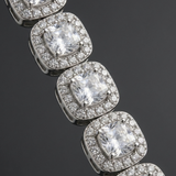 10mm Clustered Tennis Chain For Men