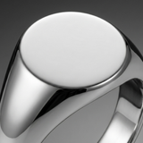 Round Signet Ring For Men