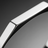 Silver-Tone Rectangular Cuff Bracelet For Men