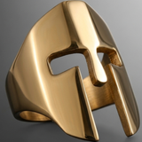 Spartan Helmet Statement Ring For Men