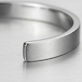 Adjustable Minimal Cuff Bracelet For Men
