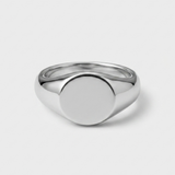 Round Signet Ring For Men