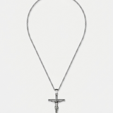 Crucifix Pendant Stainless Steel Chain For Men