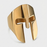 Spartan Helmet Statement Ring For Men
