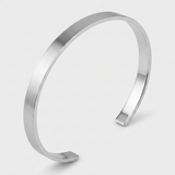 Adjustable Minimal Cuff Bracelet For Men