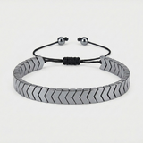 Braided Pattern Bracelet For Men