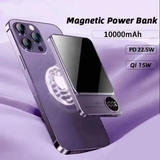10000mAh Magnetic Wireless Power Bank for Everyday Device Charging