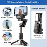 360° Gimbal Selfie Stick Tripod with Remote