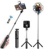 Bluetooth Selfie Stick Tripod with Fill Light