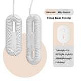 Extendable Electric Shoe Dryer with Timer