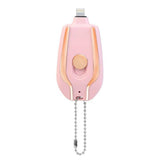 1500mAh Mini Portable Power Bank with Carabiner