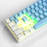 Compact 61-Key RGB Gaming Keyboard for Everyday Practical Use