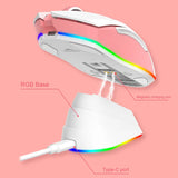 Dual-Mode RGB Wireless Gaming Mouse for Everyday Electronic Use