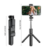 Bluetooth Selfie Stick Tripod with Fill Light