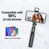 Bluetooth Selfie Stick Tripod with Fill Light