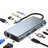 Multi-Port USB-C Hub with HDMI and Card Reader