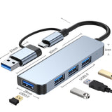 Multi-Port USB-C Hub with HDMI and Card Reader