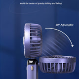 Rechargeable Handheld Mini Fan with Five Speeds