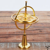Interactive Metal Spinning Top with Pull Cord