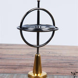 Interactive Metal Spinning Top with Pull Cord