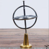 Interactive Metal Spinning Top with Pull Cord
