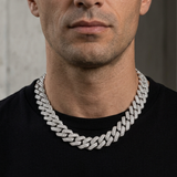 19mm Iced Prong Cuban Chain For Men