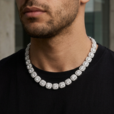 10mm Clustered Tennis Chain For Men