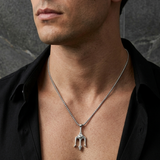 Poseidon Pendant Necklace For Men