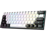 Compact 61-Key RGB Gaming Keyboard for Everyday Practical Use