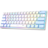 Compact 61-Key RGB Gaming Keyboard for Everyday Practical Use