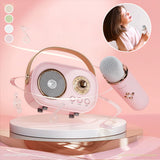 Portable Bluetooth Karaoke Speaker with Wireless Microphone