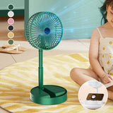 Foldable Rechargeable Telescopic Table Fan for Everyday Electronic Use