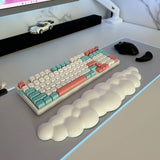 Cloud-Shaped Keyboard and Mouse Wrist Rest