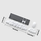 Cloud-Shaped Keyboard and Mouse Wrist Rest