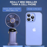 Rechargeable Handheld Mini Fan with Five Speeds